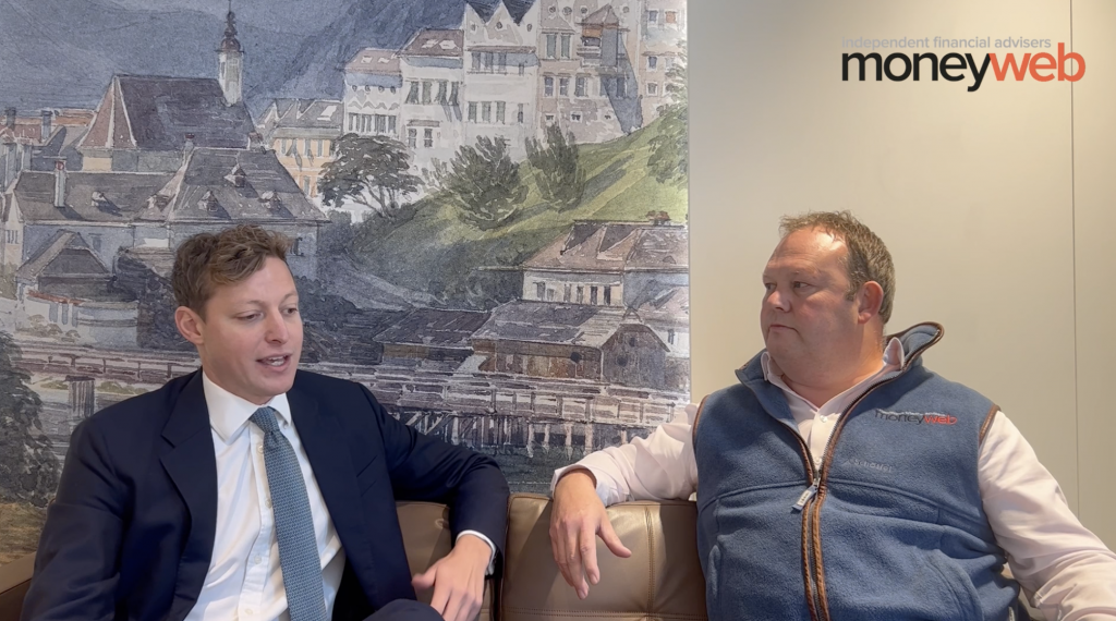 Henry LGT Wealth management and Paul Robinson from Moneyweb
